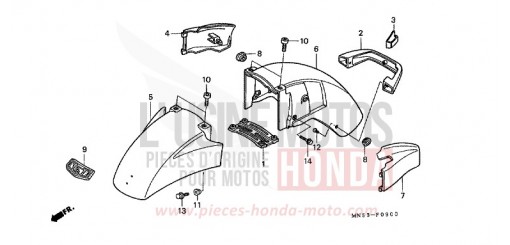 KOTFLUEGEL, VORNE GL1500L de 1990